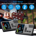 POGOLAB 5 in 1 Digital Metronome Tuner Temperature Humidity w/ Clip Pickup Guitar Bass