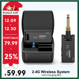 LEKATO WS-100 2.4G Wireless System with Charging Box