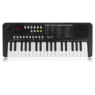 Buy black POGOLAB 37 Keys Keyboard Piano w/ Transpose & Octave LED Display Built-in Speaker