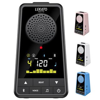 LEKATO Bluetooth Speaker Metronome 2-in-1 Electronic Digital for Guitar Piano