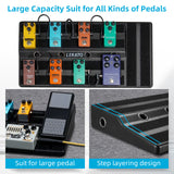 LEKATO RPB-1BK Guitar Pedal Board Carry Bag