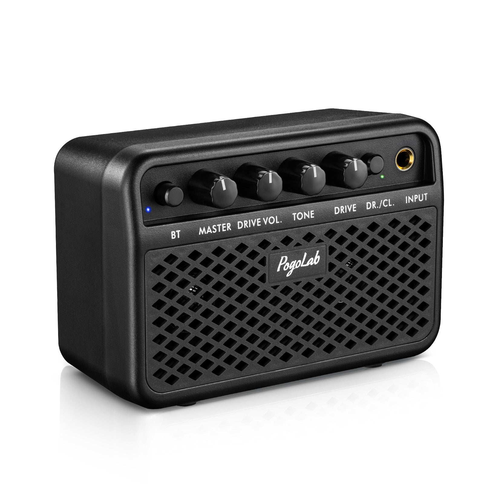 POGOLAB Mini Guitar Amp 5W Clean&Drive Effects 2 Channels Bluetooth w/ Headphone Jack