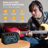 POGOLAB Mini Guitar Amp 5W Clean&Drive Effects 2 Channels Bluetooth w/ Headphone Jack