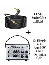 LEKATO S4 E-Gitarrenverstärker, 10 W, Clean Distortion Gain Control Amp