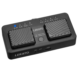 LEKATO Wireless Page Turner Pedal Portable Silent for Tablets iPads Phones
