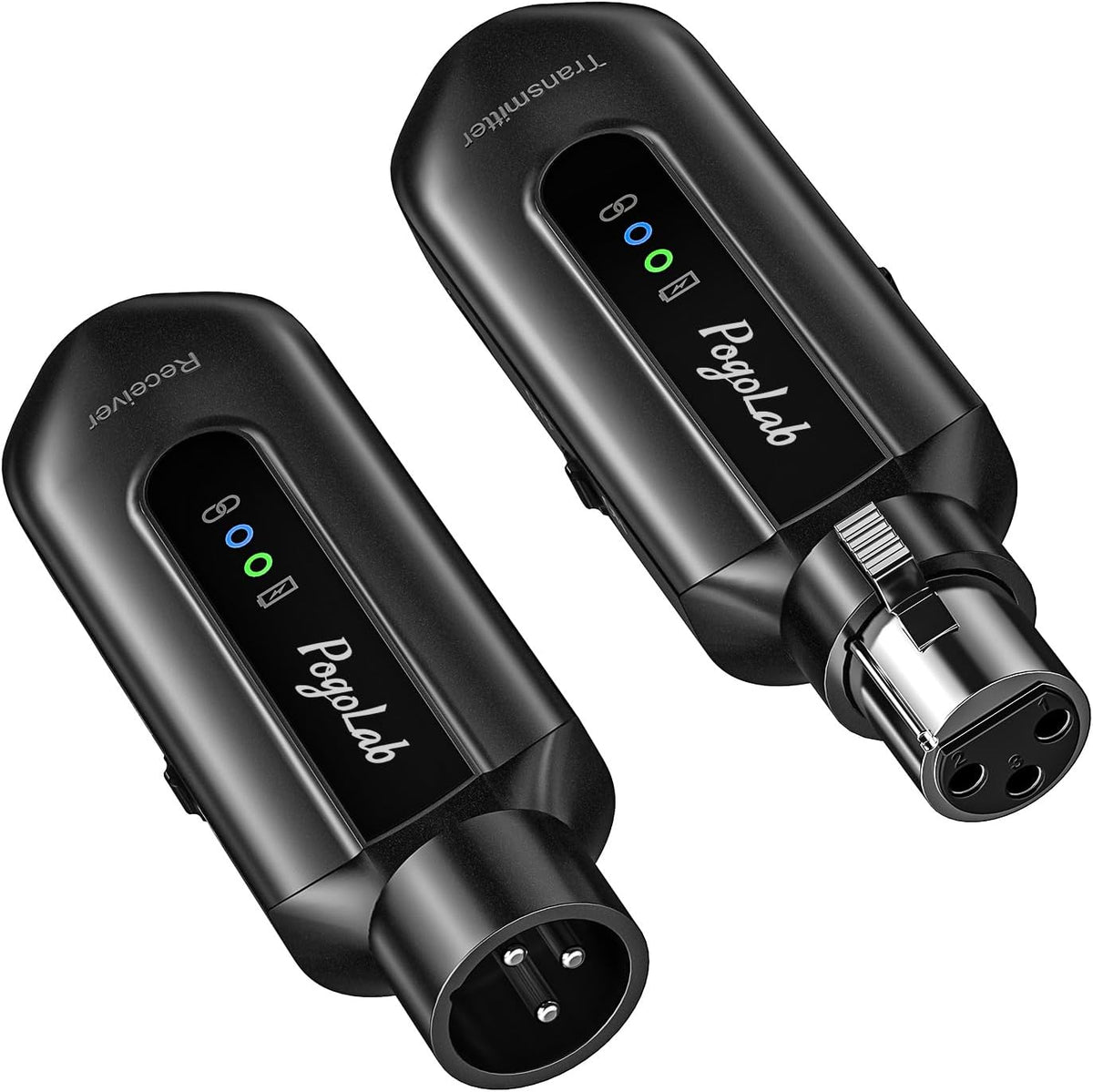 POGOLAB BKW X1 Wireless Microphone Transmitter Receiver 2.4Ghz Rechargeable