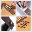POGOLAB 25PCS Acoustic Guitar Tool Changing Kit Bridge Pins Saddle Nut Puller