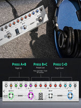 LEKATO Tank-B Bass Effect Processor Pedal