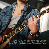 LEKATO GB-1 3D-Luftpolster-Gitarrengurt
