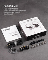 LEKATO H5 Dynamic Hybrid In-Ear Monitor Headphones