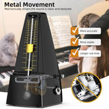 LEKATO Mechanical Metronome Bell Universal Metal Movement Track Beat Tempo