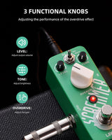 LEKATO OD-01 Screamer Overdrive Guitar Pedal