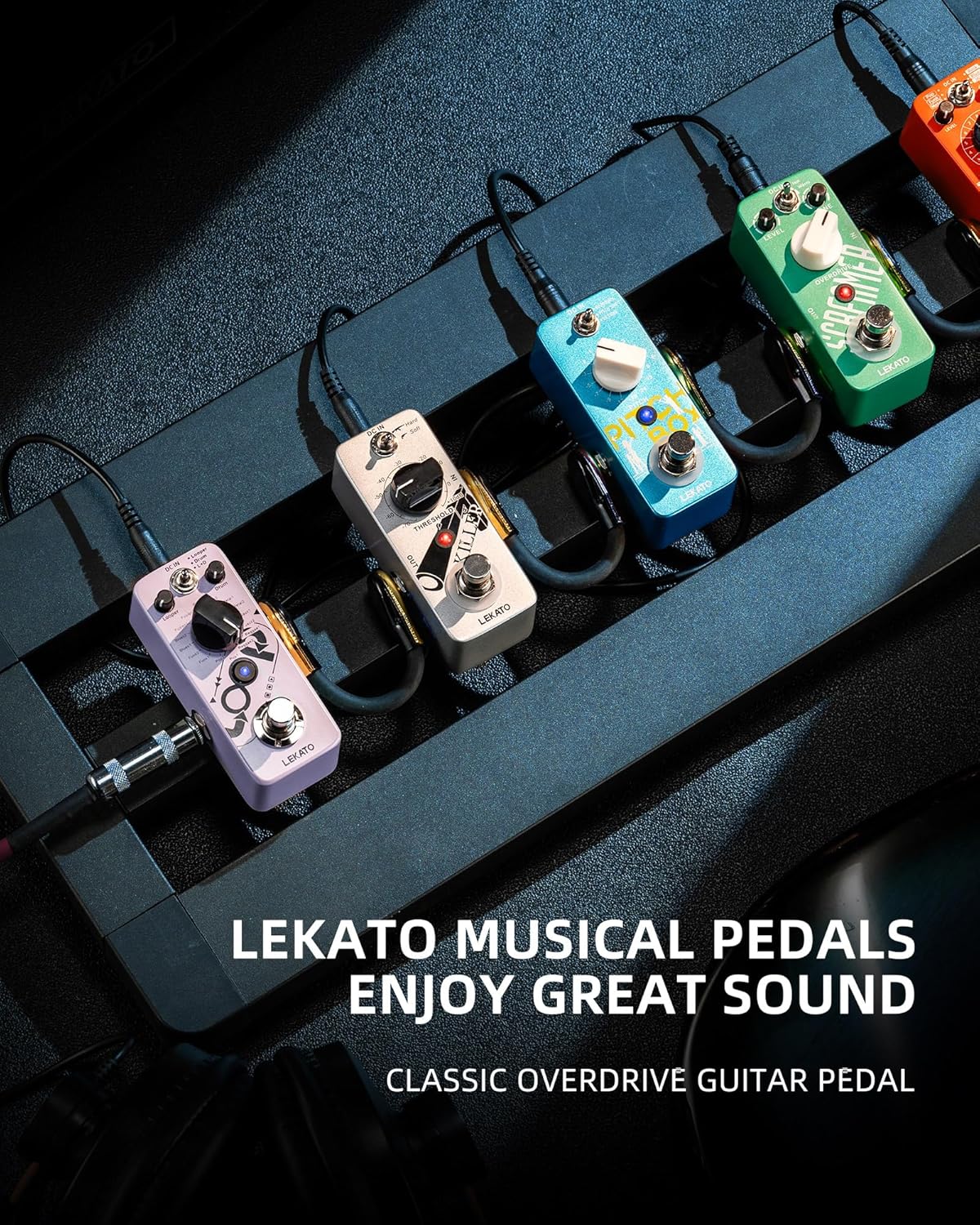 LEKATO OD-01 Screamer Overdrive Guitar Pedal