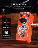 LEKATO DM-01 Drummer Drum Machine Effect Device