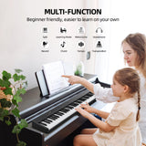 LEKATO FP-10 Portable Piano Keyboard 88 Keys Folding Digital Piano with Sustain Pedal