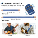 LEKATO Western Cowboy Denim Guitar Straps