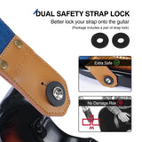 LEKATO Western Cowboy Denim Guitar Straps