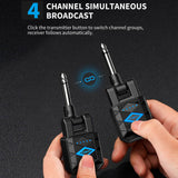 JAMELO WS-200 2.4GHz Guitar Wireless Systems with Charging Case