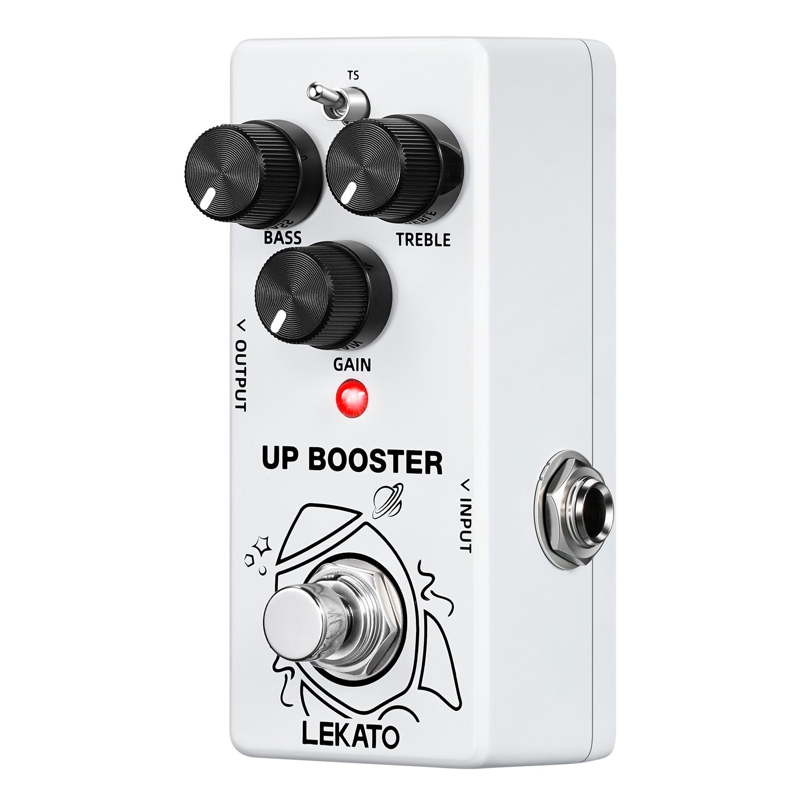 LEKATO BS-02 UP BOOSTER Pedal Classic XEP TS/CLEAN Modes