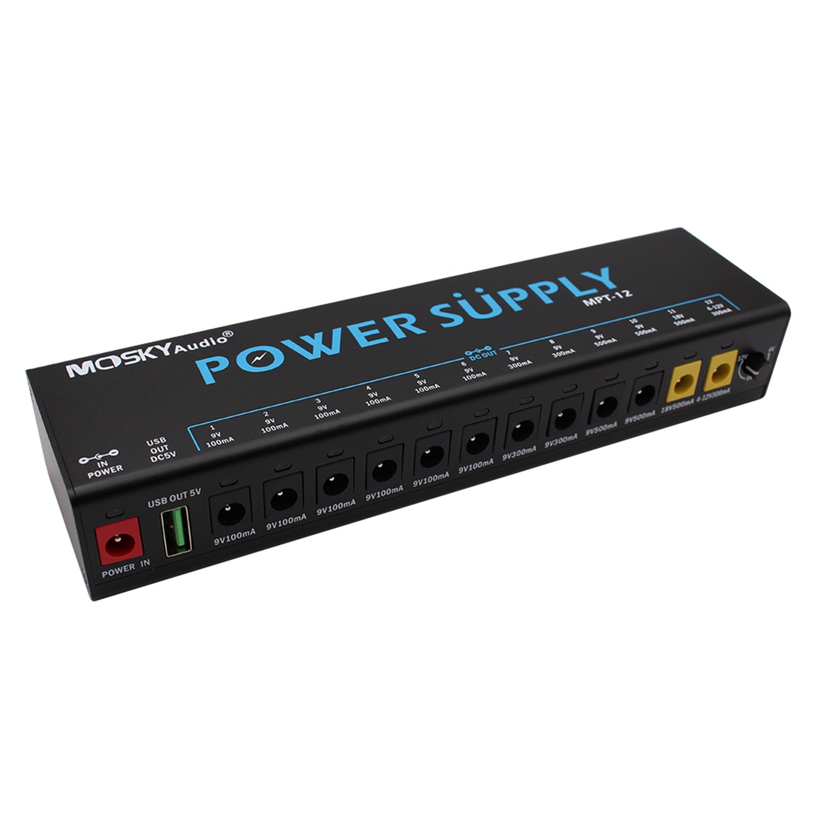 MOSKY MPT-12 12-Channel Professional Effects Power Supply