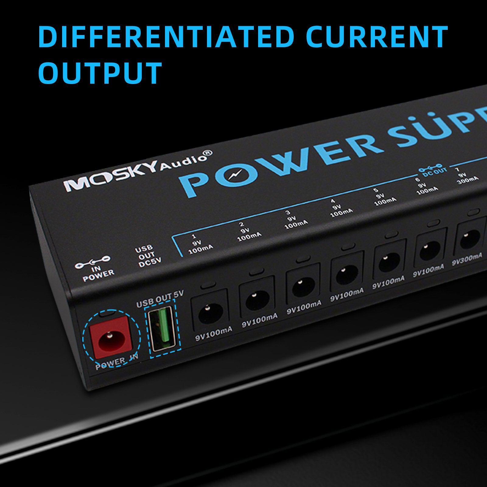 MOSKY MPT-12 12-Channel Professional Effects Power Supply