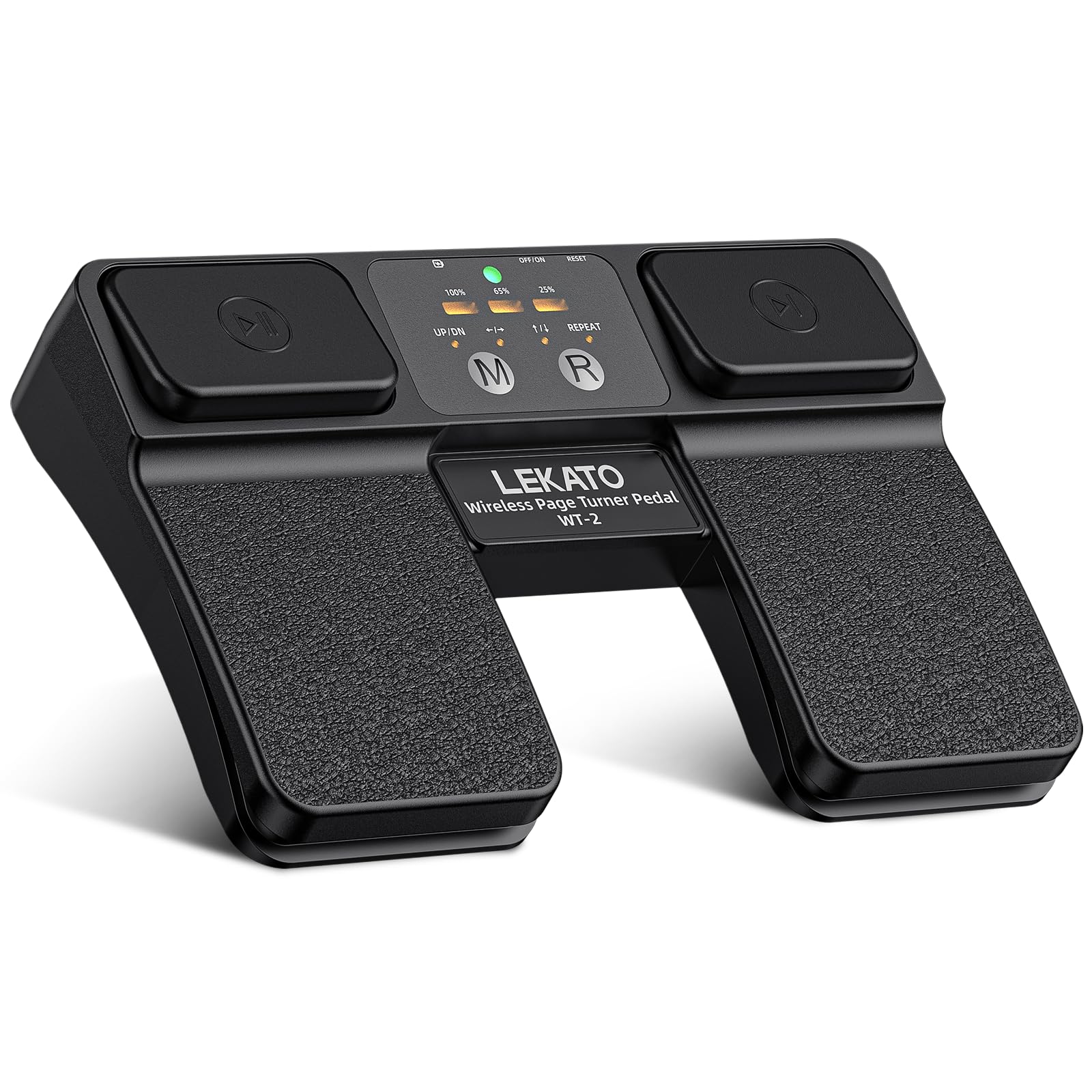 LEKATO WT-2 Slient Page Turning Pedal W/ Music Ctrl