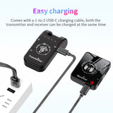 2.4G Wireless In-Ear Monitor System with Rechargeable Transmitter Receiver