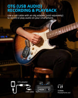 LEKATO PA-2 Guitar Headphone Amplifier Bluetooth Practice Amp