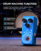 LEKATO LP-02 Looper Guitar Pedal Drum Machine
