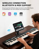 LEKATO BX12 Digital Piano 88 Keys 4 Pcs Folding Keyboard