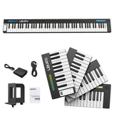 LEKATO BX12 Digital Piano 88 Keys 4 Pcs Folding Keyboard