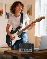 LEKATO ST-01 Black Electric Guitar 39 Inch HSS Guitar