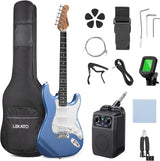 LEKATO ST-02 Electric Guitar Set 39 Inch SSS Pickups Guitar