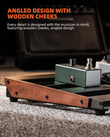 LEKATO PB-03S Guitar Pedal Board w/ Built-in Power Supply (15.5x11x2")