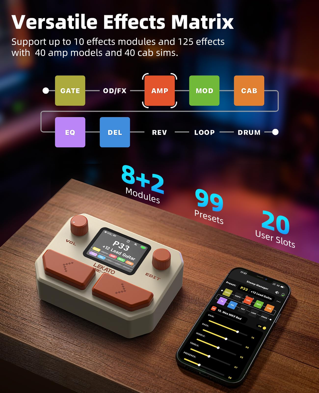 LEKATO ME-05 MINI Pocket Effects Pedal