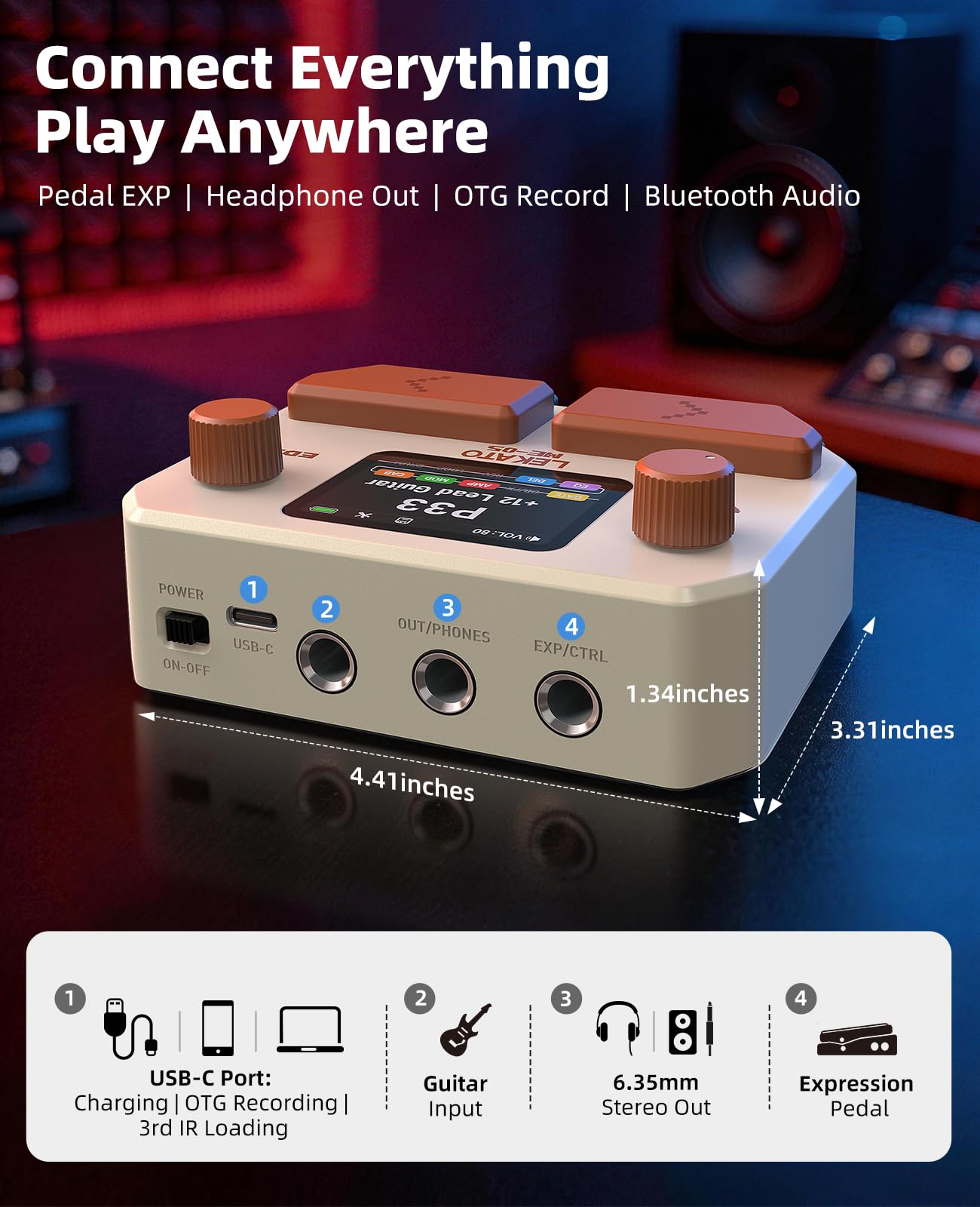 LEKATO ME-05 MINI Pocket Effects Pedal