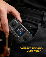 LEKATO PA-4 Pocket Guitar Multi Effects Rechargeable 6 Modules, 80 Presets, 20 Amp Modeling