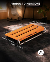 LEKATO PB-05S Guitar Pedal Board w/ Built-in Power Supply(16x10.4x2")
