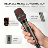 JAMELO F19 Wired Dynamic Microphone Handheld Mic with 5m Cable 40Hz–13kHz Frequency