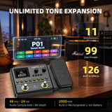 LEKATO ME-100 Guitar Multi Effects Pedal Sims NAM IR Loading OTG/ASIO Live Streaming Recording