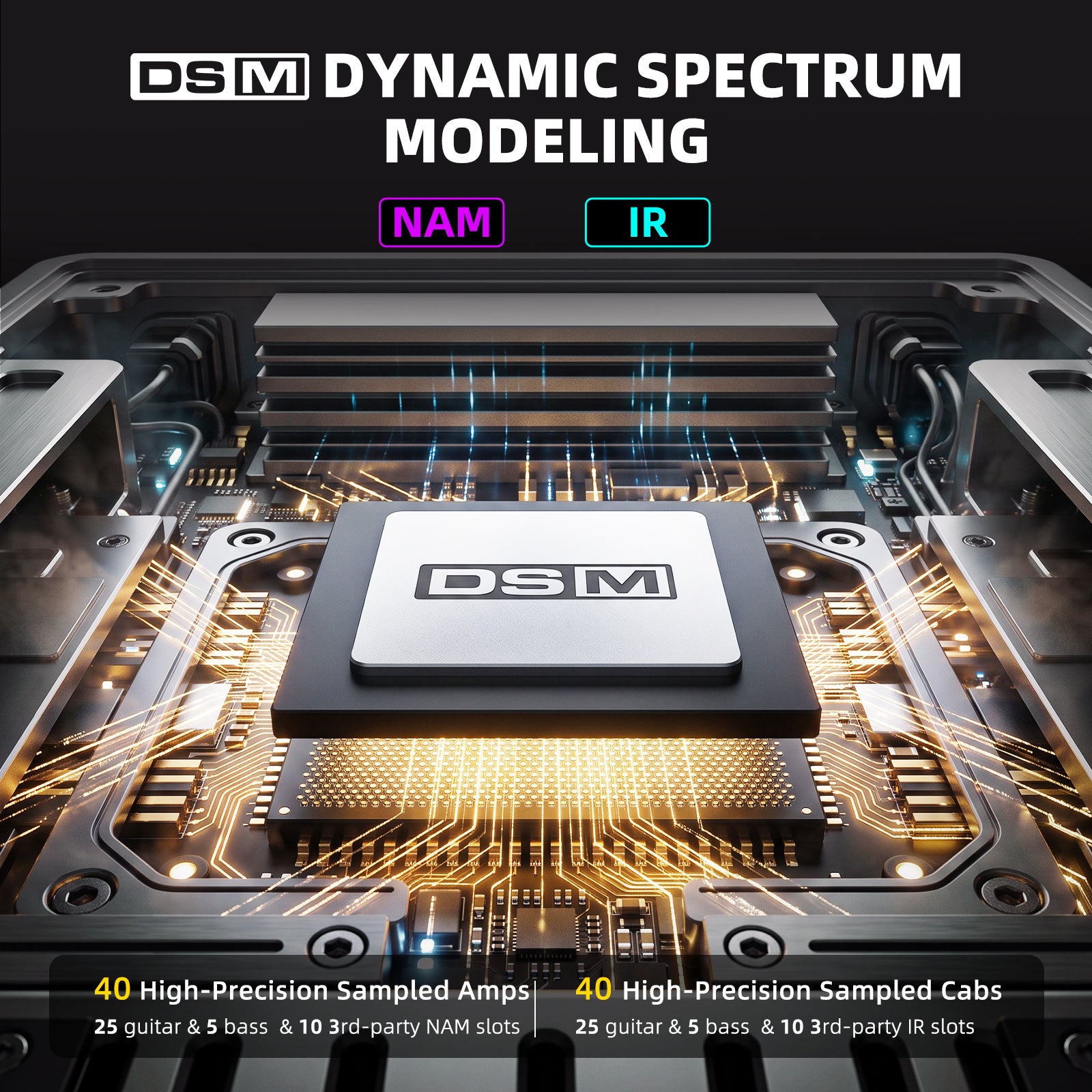 LEKATO ME-100 Guitar Multi Effects Pedal Sims NAM IR Loading OTG/ASIO Live Streaming Recording