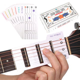 56Pcs Guitar Chord Learning Cards for Beginners