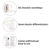 56Pcs Guitar Chord Learning Cards for Beginners
