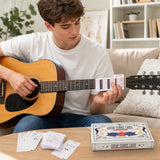 56Pcs Guitar Chord Learning Cards for Beginners