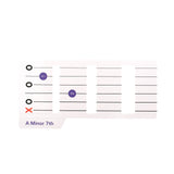 56Pcs Guitar Chord Learning Cards for Beginners