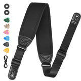 LEKATO LGS-19 3.2 Inch Thickened Elastic Diving Guitar Strap