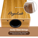 POGOLAB Portable Travel Cajon Drum Musical Hand Percussion Thick Wooden Box w/ Storage Bag - LEKATO-Best Music Gears And Pro Audio