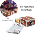 Smartphone Projector DIY Phone Portable Home Cinema TV Screen(Only available in Germany)