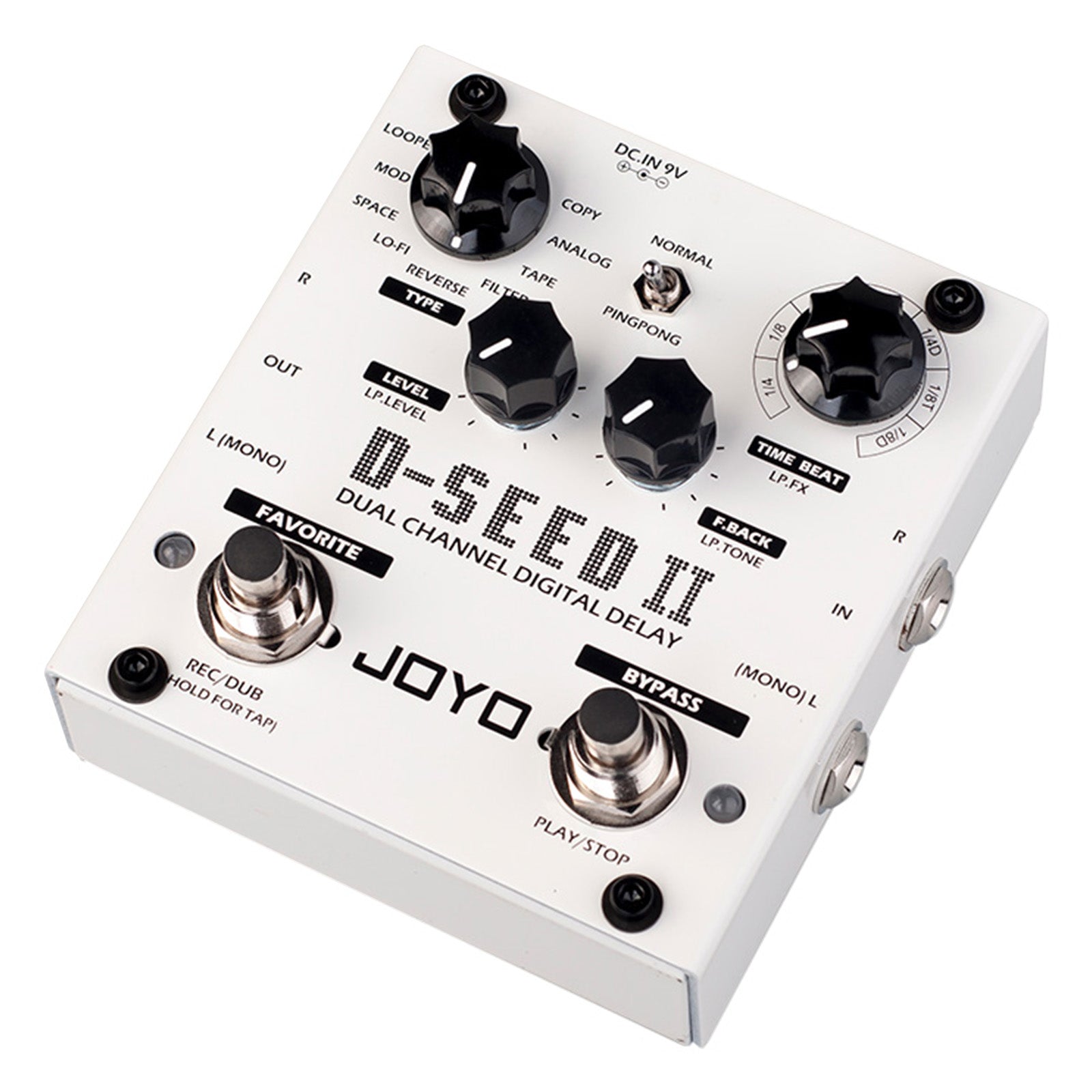 Joyo d-seed Digital Electric Guitar Stereo Delay Effect Pedal - LEKATO-Best Music Gears And Pro Audio