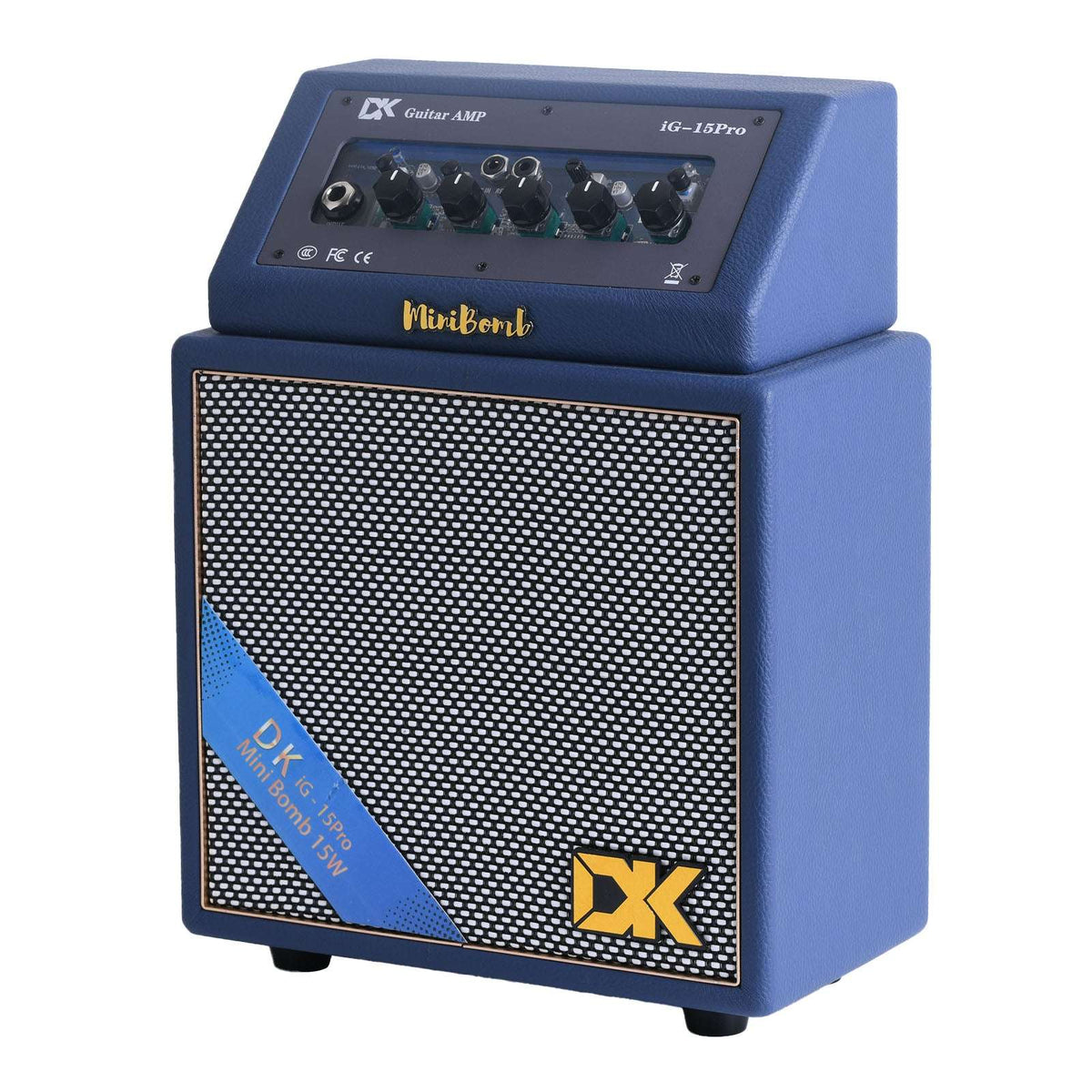 DK iG 15 PRO lectric Guitar Amp 15 Watts Rechargeable Distortion Delay Acoustic